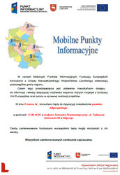 mobilne punkty informacji plakatm