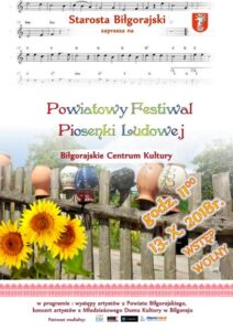 plakat przeglad ludowe