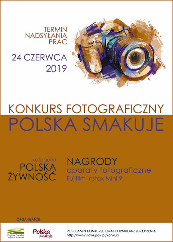 Plakat na konkurs foto Polska smakuje 732x1024