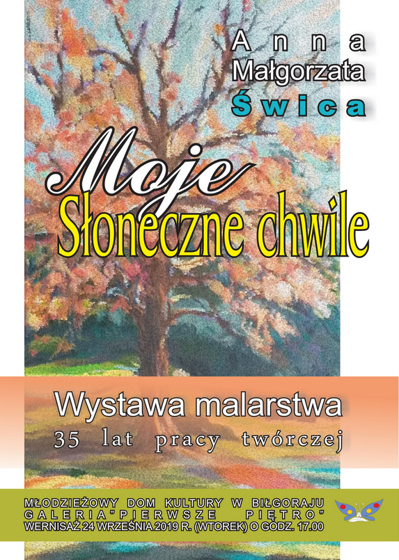 plakat wystawa 35 lat anna swica