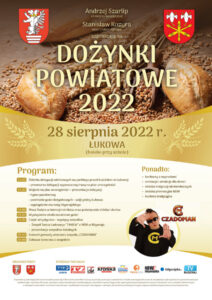 plakat dozynki powiatowe 2022